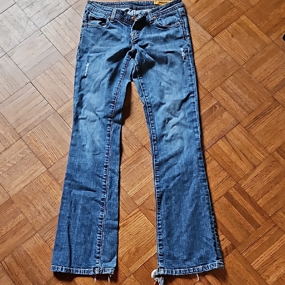 Women's Blue Denim Jeans Seven 7 jeans